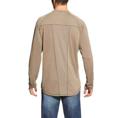 Ariat Rebar Sunstopper - Top Khaki Heren - 12044-755